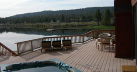 Big Bear Deck in Summer